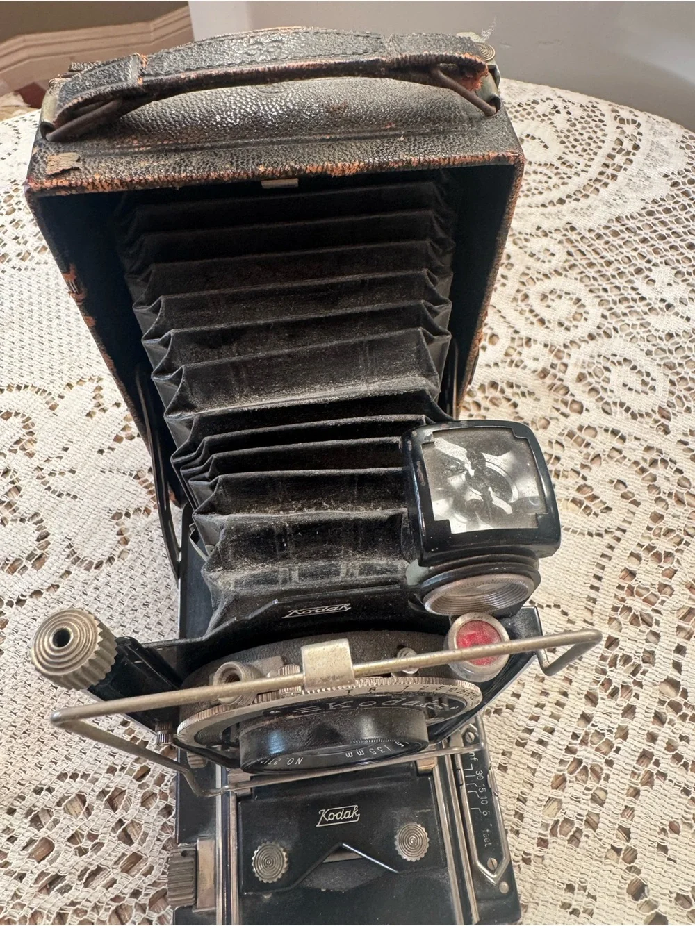 Kodak Black and Chrome Folding Film Camera